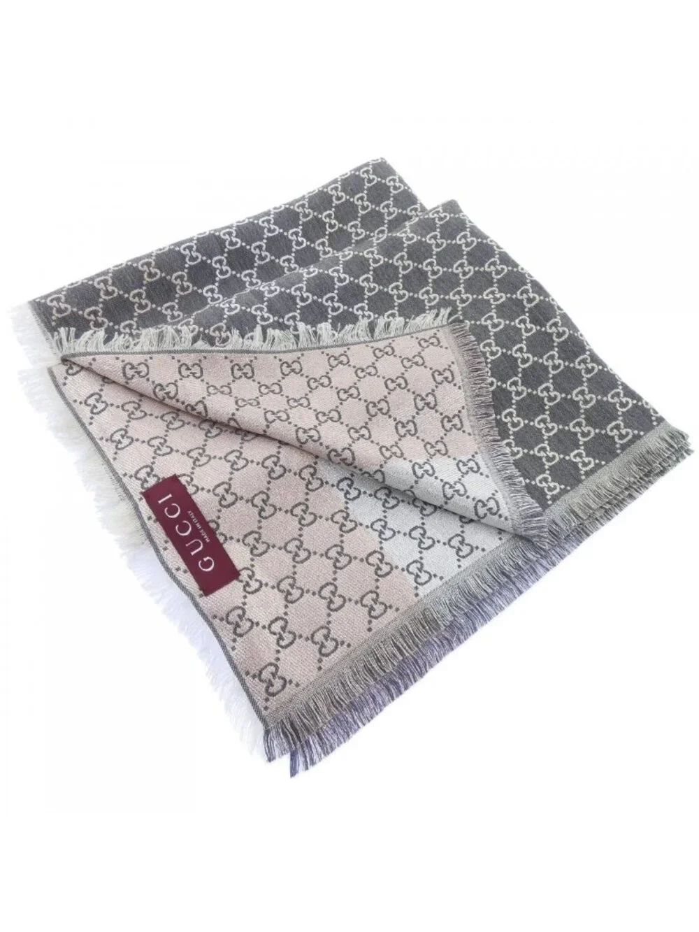Gucci Shawl Scarf Gray